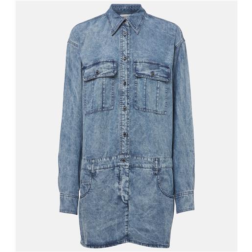 Marant Etoile abito chemisier di jeans palvina