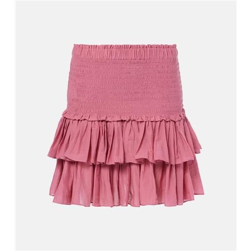 Marant Etoile minigonna naomi in misto cotone