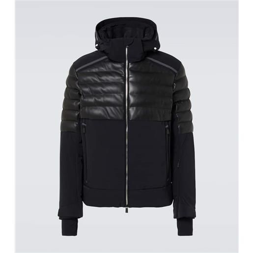 Toni Sailer giacca da sci lorenz in similpelle