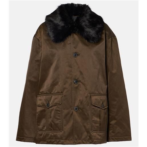 Nili Lotan parka blaise con pelliccia sintetica