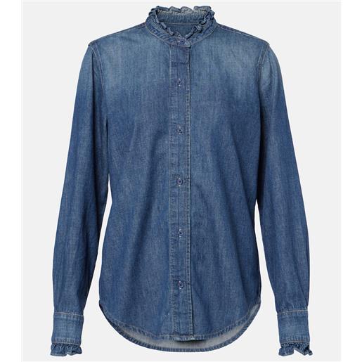 Nili Lotan camicia di jeans lydia