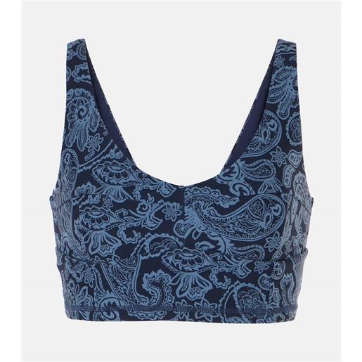 The Upside top sportivo peached jade con stampa