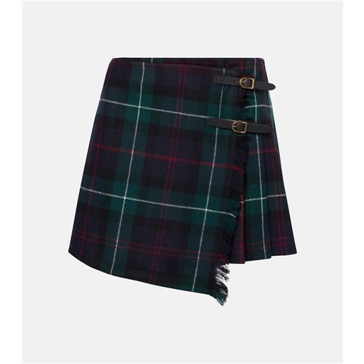 Polo Ralph Lauren gonna a portafoglio in twill di lana