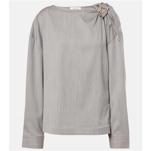 Jacques Wei blusa in lana