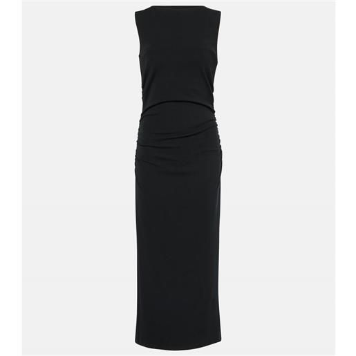 Veronica Beard abito midi charissa in jersey di misto cotone