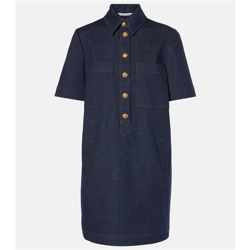 Veronica Beard abito corto di jeans koulis