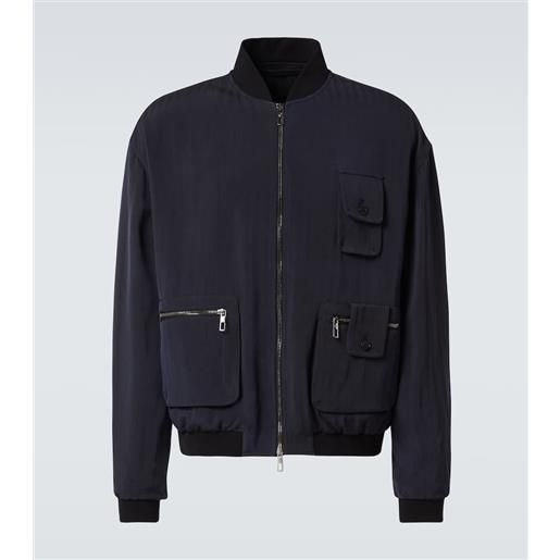 Giorgio Armani bomber in twill