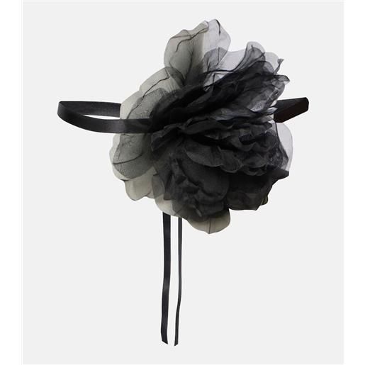 Jennifer Behr choker con applicazione floreale