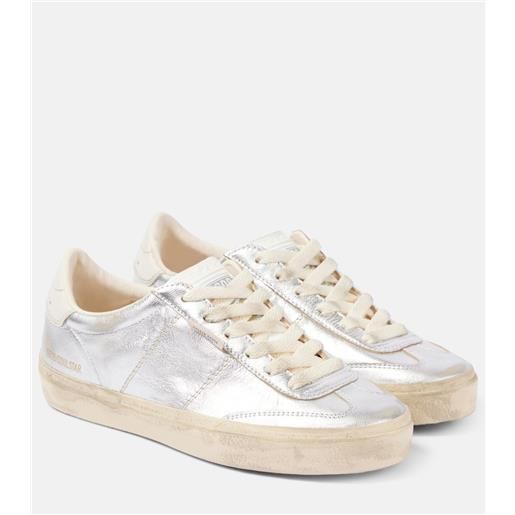 Golden Goose sneakers soul-star in pelle metallizzata