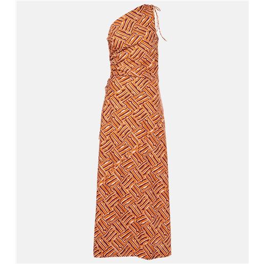 Faithfull abito lungo alskar in popeline di cotone