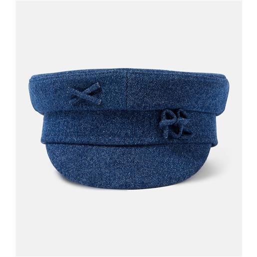 Ruslan Baginskiy cappello newsboy in denim