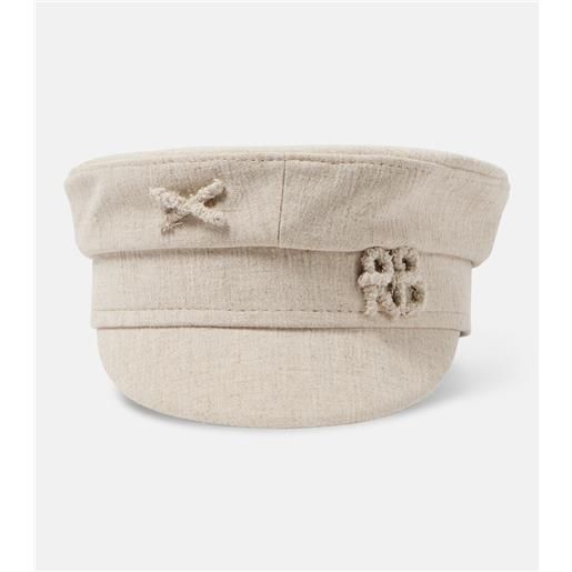 Ruslan Baginskiy cappello newsboy in misto lino