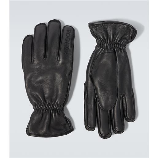 Bogner guanti da sci tobin in pelle