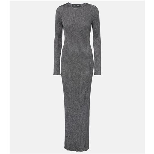 Proenza Schouler abito lungo joni in lamã© a coste