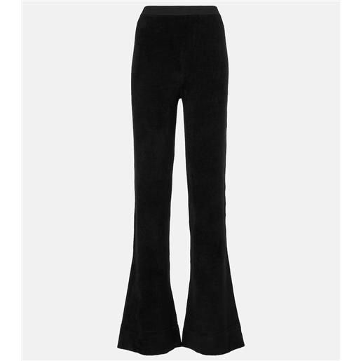 Proenza Schouler white label - pantaloni flared evie in ciniglia