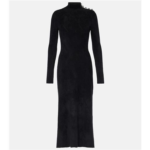 Proenza Schouler white label - abito lungo jude in ciniglia