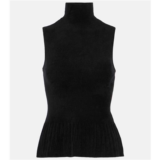 Proenza Schouler white label - gilet mackenzie in ciniglia