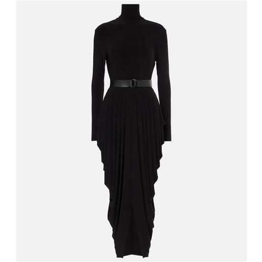Norma Kamali abito midi con cintura