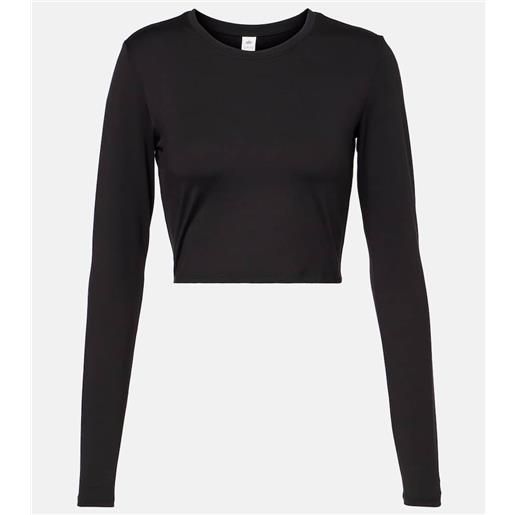 Alo Yoga top cropped alosoft in tessuto tecnico