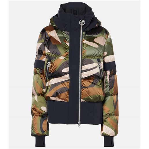 Toni Sailer giacca da sci loretta con stampa