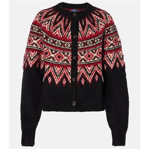 Polo Ralph Lauren cardigan fair isle in misto alpaca e lana
