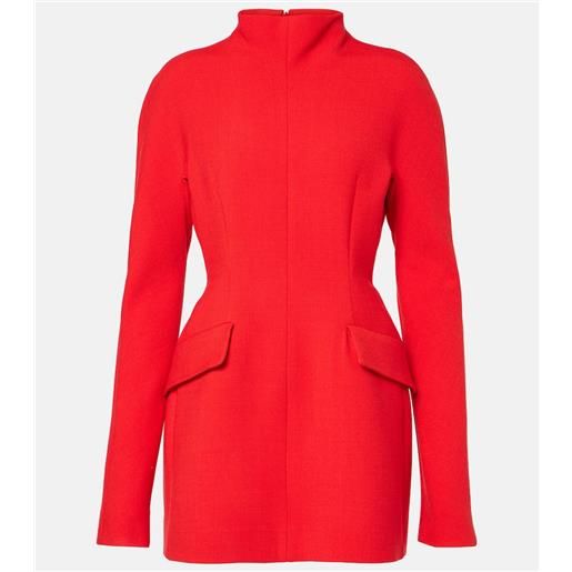 Sportmax abito corto terfrite in gabardine