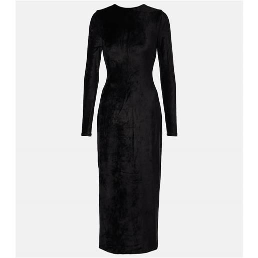 Polo Ralph Lauren abito midi in velluto