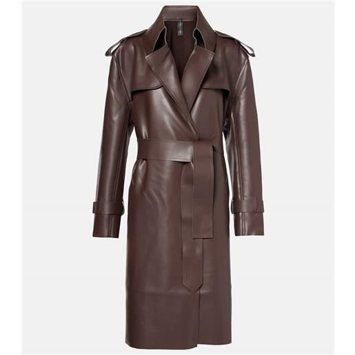 Norma Kamali trench in similpelle