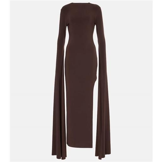 Norma Kamali abito lungo in jersey
