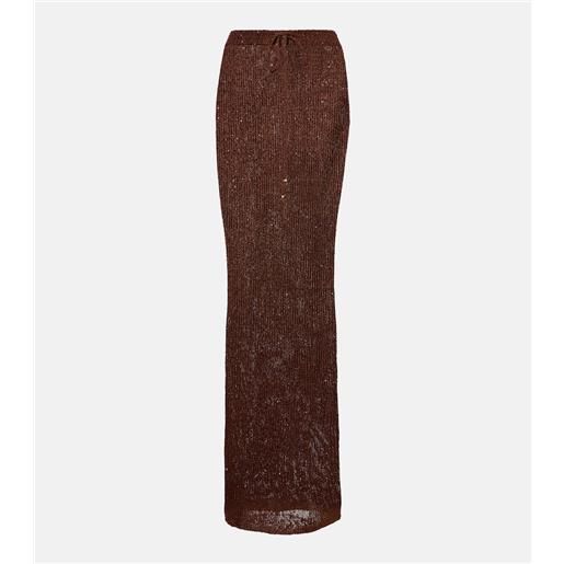 Bananhot pareo alma in maglia con paillettes