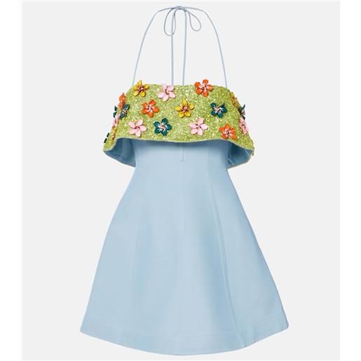 Alemais alã©mais abito corto yasmine con decorazioni