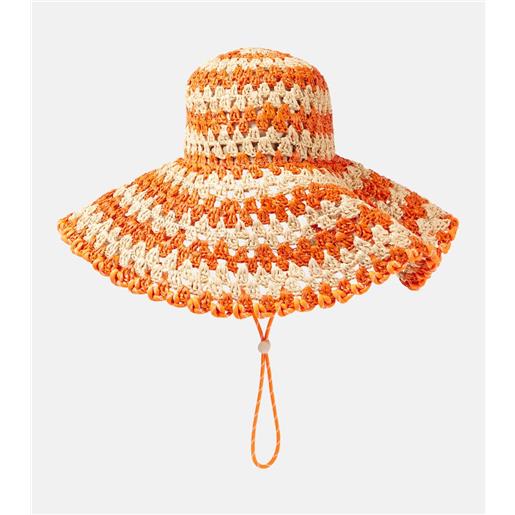 Alemais alã©mais cappello flame in rafia