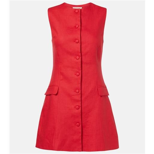 Faithfull abito corto jane in lino