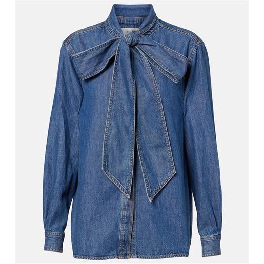 Frame blusa di jeans secretary