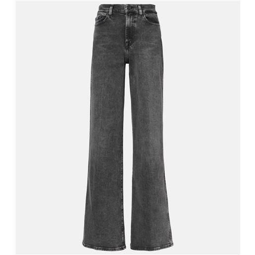7 For All Mankind jeans a gamba larga e vita alta