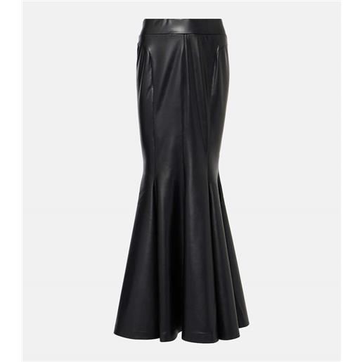 Norma Kamali gonna lunga in similpelle