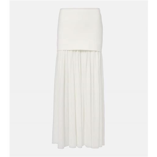 Proenza Schouler gonna lunga paige in chiffon di crãªpe