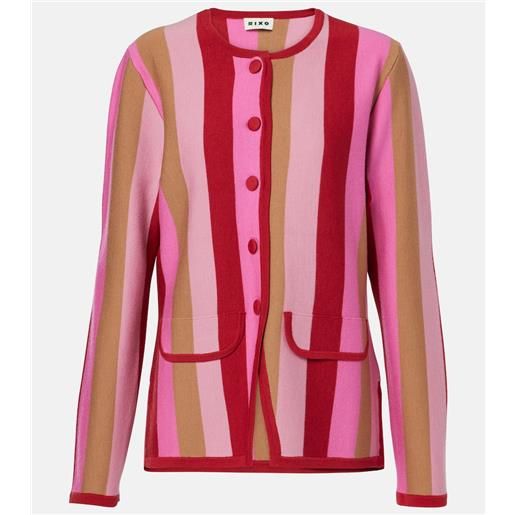 Rixo cardigan mirja in misto lana a righe