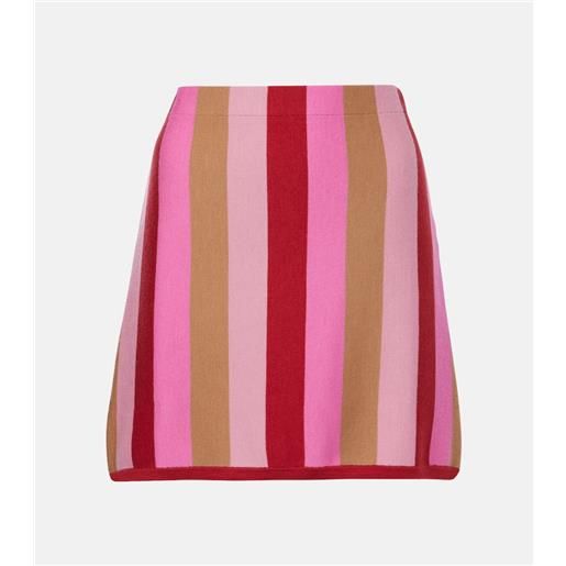 Rixo minigonna liesel in misto lana