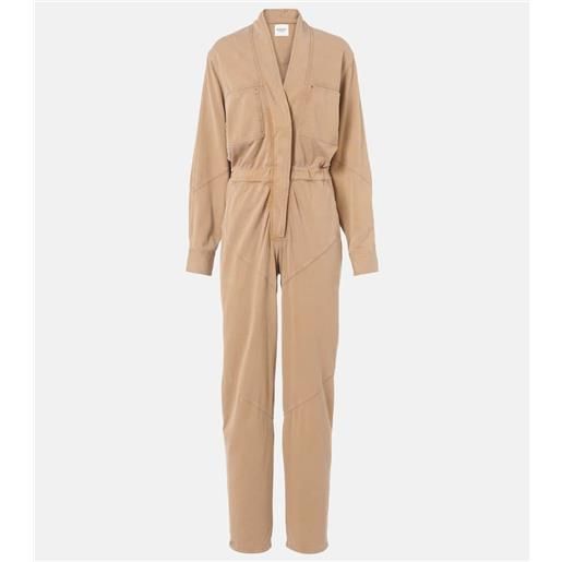 Marant Etoile jumpsuit remady in jersey di cotone