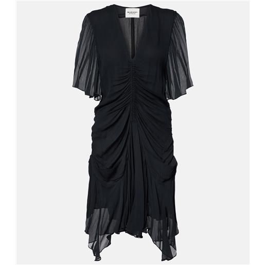 Marant Etoile abito corto vivienne in mussola