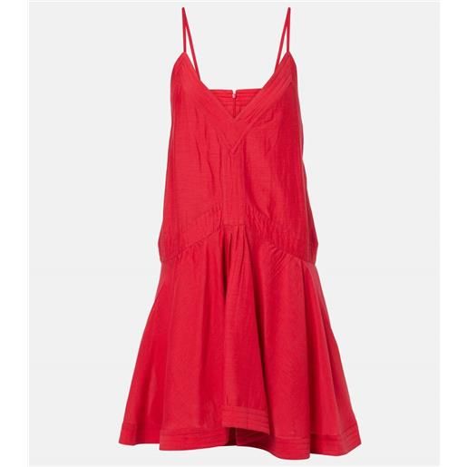 Marant Etoile abito corto danielle in misto cotone