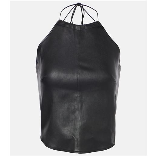 Stouls top rosie in pelle