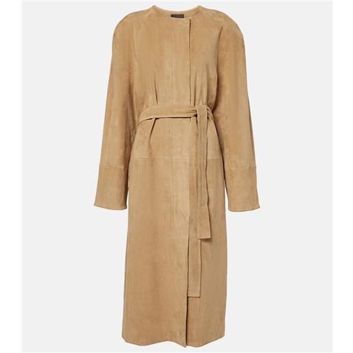 Stouls cappotto dietrich in suede