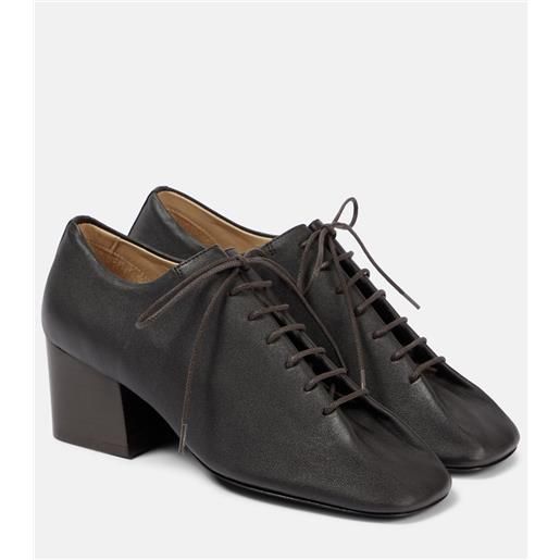 Lemaire stringate souris in pelle