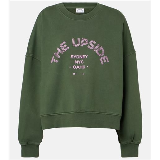 The Upside felpa jetset paloma in cotone con logo