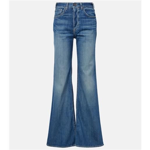 Nili Lotan jeans bootcut terrell a vita alta