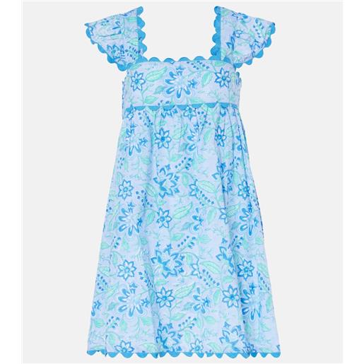 Juliet Dunn abito corto in cotone con stampa