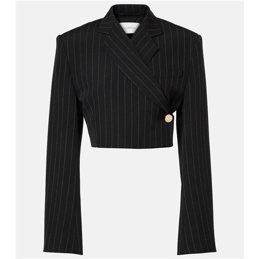 Sportmax blazer cropped utopia a righe