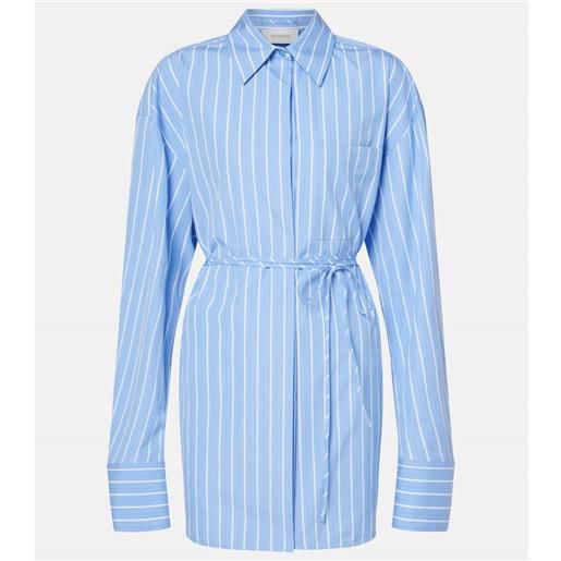 Sportmax abito chemisier firma in cotone a righe
